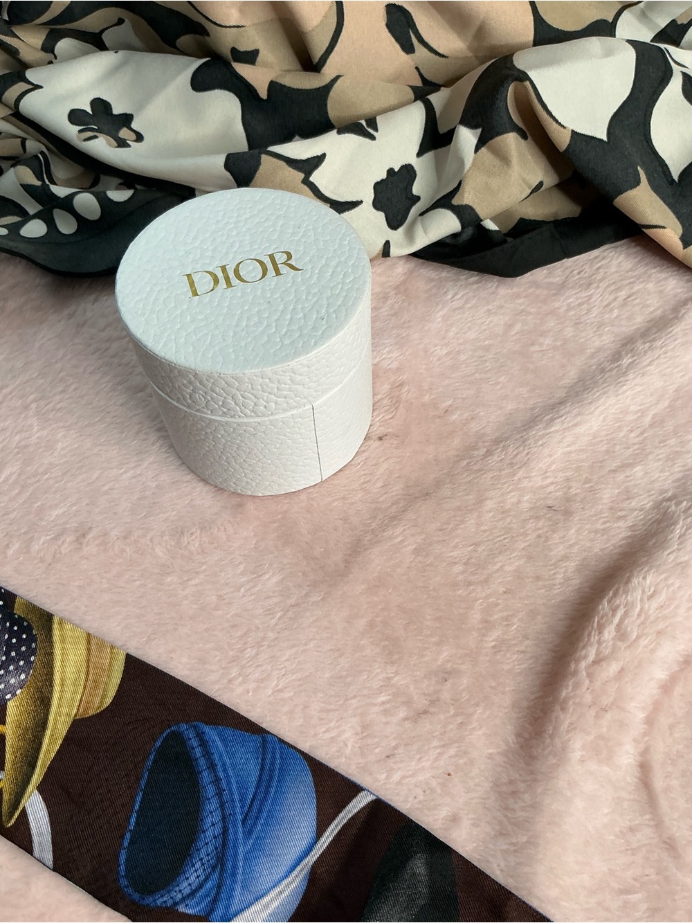 Dior White Jewelry Storage Box